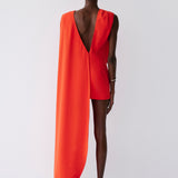 CORAZON MINI DRESS IN LAVA