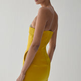 Arka Görsel - NOÉLIE STRAPLESS MINI IN BURNT OLIVE