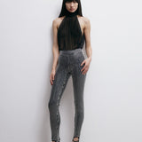 LOULOU TOP IN BLACK CROW