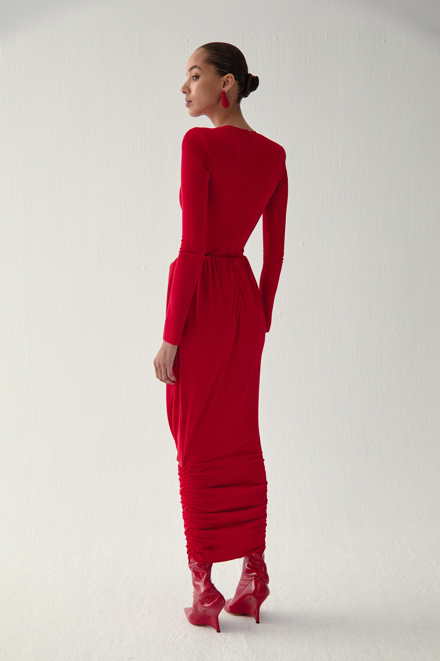 Arka Görsel - CAMINO MIDI DRESS IN CORAZON