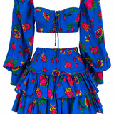 TINA SKIRT IN ORIENTAL POPPY