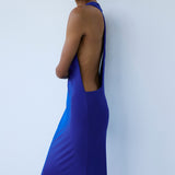 BARE MAXI DRESS IN NAZAR BLUE
