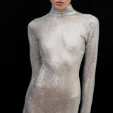 CATROUX DRESS IN ELMAS