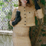 LOULOU JACKET IN L'ÉPI D'OR
