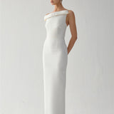 FUJI MAXI BOW DRESS IN PALAIS DE TOKYO