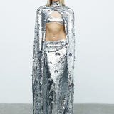 LEIA CAPE IN BEVERLY SPRITZ