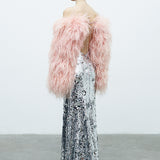 KITTY JACKET IN CHAMPAGNE BLUSH