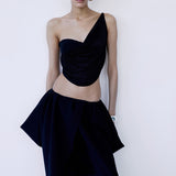 FOLD SKIRT IN CHEZ CASTEL