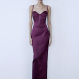 YASMEEN MAXI IN BLOOD MOON