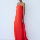 COAST MAXI CAPE DRESS IN LAVA