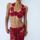 DEMETER TOP IN CARMIN