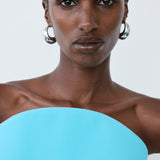 FANG MINI DRESS IN TURQUOISE