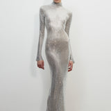 CATROUX DRESS IN ELMAS