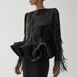 COLUMN SKIRT IN CHEZ CASTEL