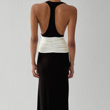 SIWA MAXI DRESS IN RAVEN