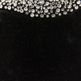 HEMINGWAY PEPLUM TOP IN IMPÉRIAL NOIR