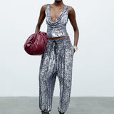 TAMARA PANTS IN CERULEAN SKY