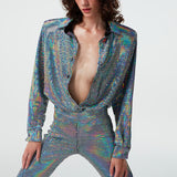 COLETTE SHIRT IN DELFIN BALEAR
